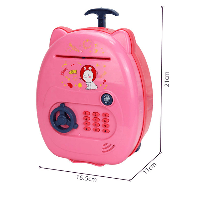 Luggage Shaped Digital Coin box Piggy Bank