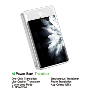 HR-Ai1 PD20w 10000mAh AI Power Bank Magnetic Wireless Charger with 136kinds Languages Translator