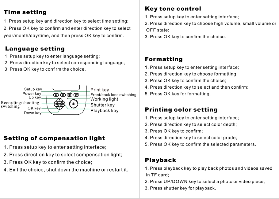 Custom Logo Instant Print Kids Camera