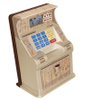 US Version Children Toy Mini Safe Atm Money Saving Bank with Coin Counter