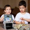 US Version Children Toy Mini Safe Atm Money Saving Bank with Coin Counter